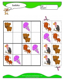 Sudoku Çocuk Bulmacaları